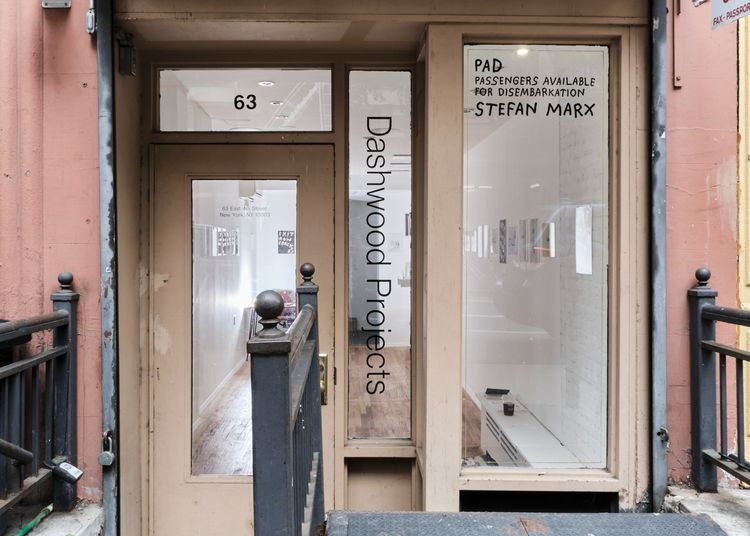 Installation view, PAD Passengers Available for Disembarkation, Dashwood Projects · 2026 (3)