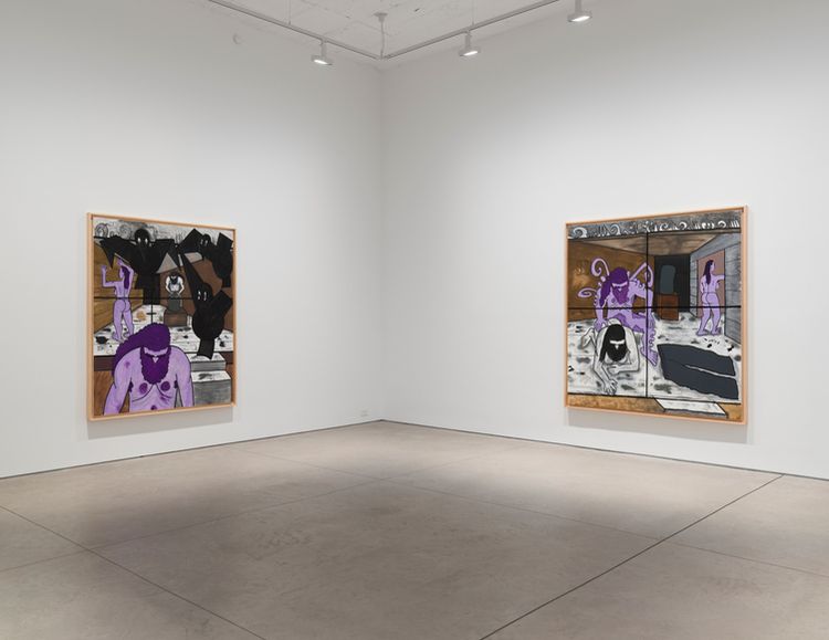Installation view, Carroll Dunham, Matthew Brown, NYC · 2026 (5)