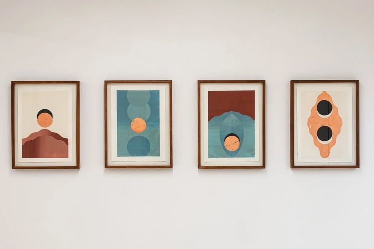 Installation view, Erin Morrison: The Pleated Saeculum, Oolong Gallery · 2025 (4)