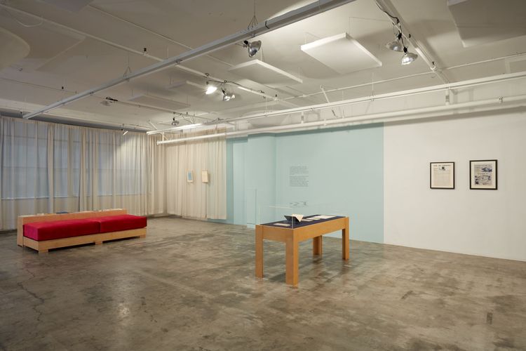 Installation view, a bookwork in many places, Joan · 2026 (5)