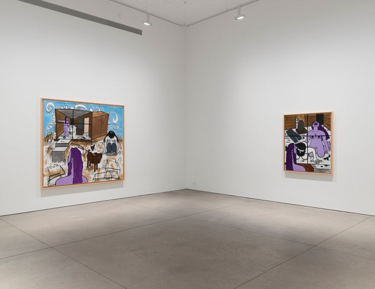 Installation view, Carroll Dunham, Matthew Brown, NYC · 2026 (6)
