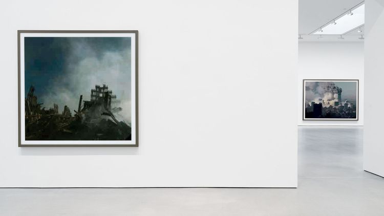Installation view, Thomas Ruff: jpegs ny, David Zwirner, New York, 2026