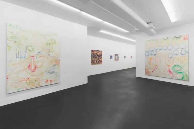 Installation view, Jutta Koether, Galerie Buchholz · 2026 (6)