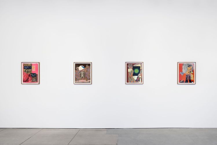 Installation view, Transportation of the Spheres, Fernberger Gallery