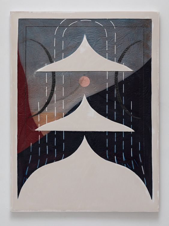 Installation view, Erin Morrison: The Pleated Saeculum, Oolong Gallery · 2025 (14)