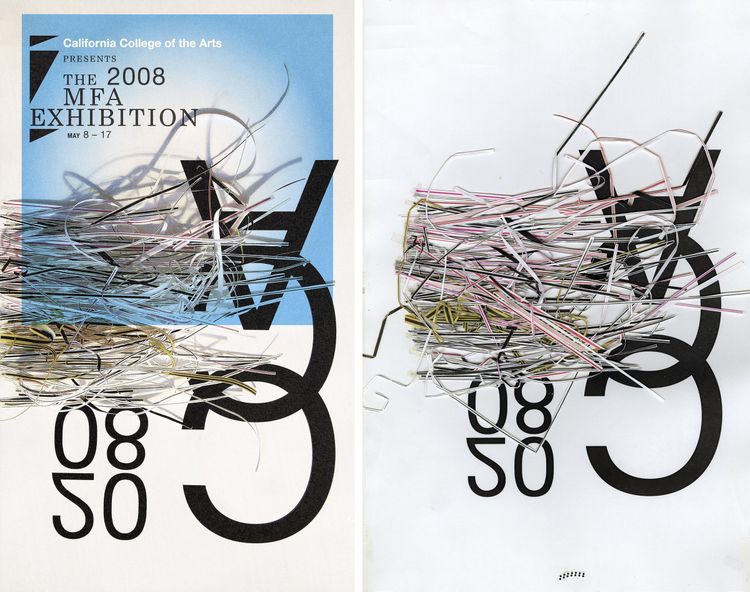 Installation view, Martin Venezky: Process Work, Letterform Archive · 2026 (9)