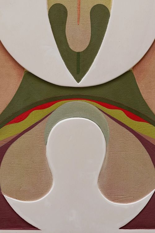Installation view, Erin Morrison: The Pleated Saeculum, Oolong Gallery · 2025 (16)