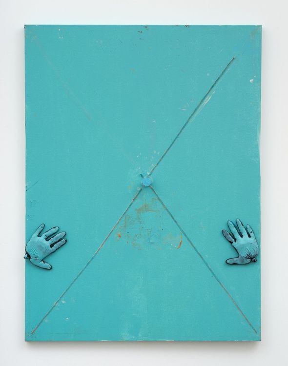 Installation view, R.A..D...I..O., Roberts Projects
