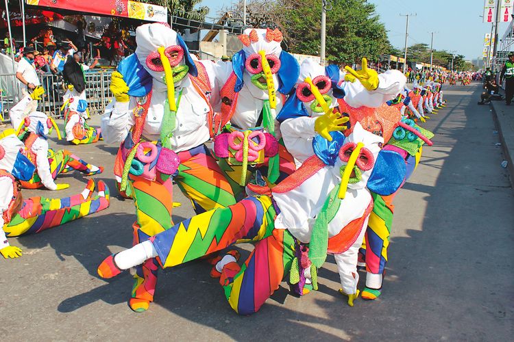 Installation view, Life Is a Barranquilla Carnival, Coral Gables Museum