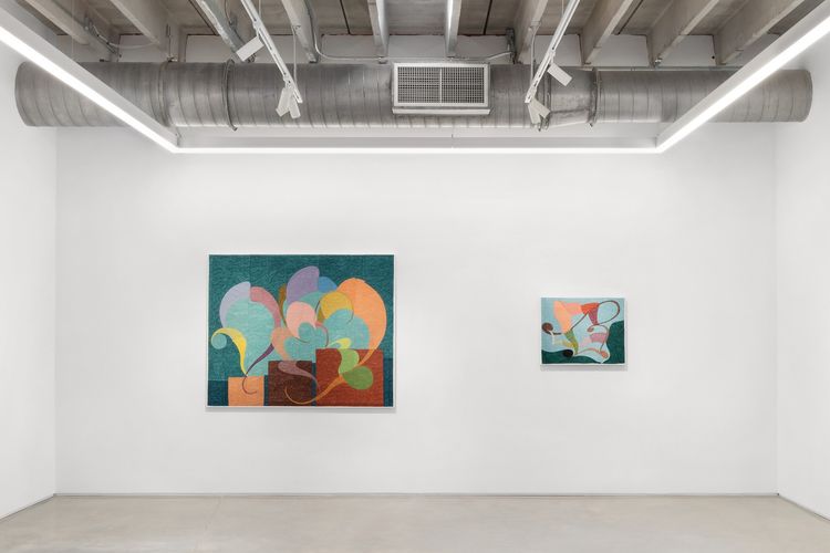 Installation view, Matthew Phillips: Falling Tide Can Turn, Mindy Solomon Gallery, Miami, 2026. Photo: Zachary Balber