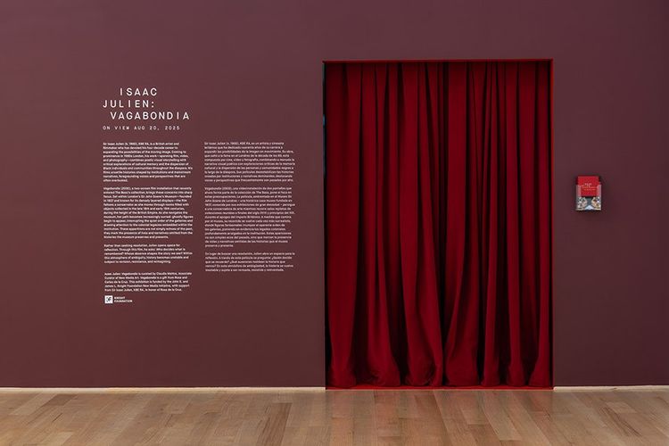 Installation view, Isaac Julien: Vagabondia, The Bass, Miami Beach, 2025. Photo: Zaire Aranguren