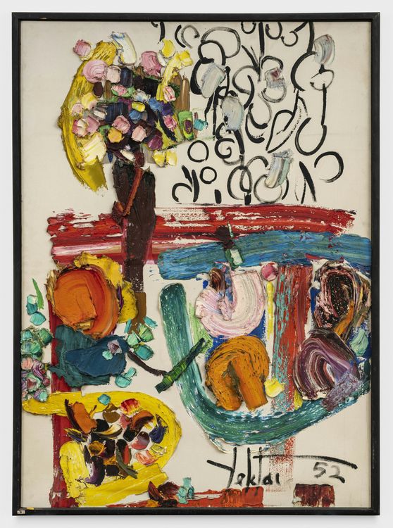 Manoucher Yektai, Curtain and Still Life, 1952, oil on canvas. Courtesy of the Manoucher Yektai Estate