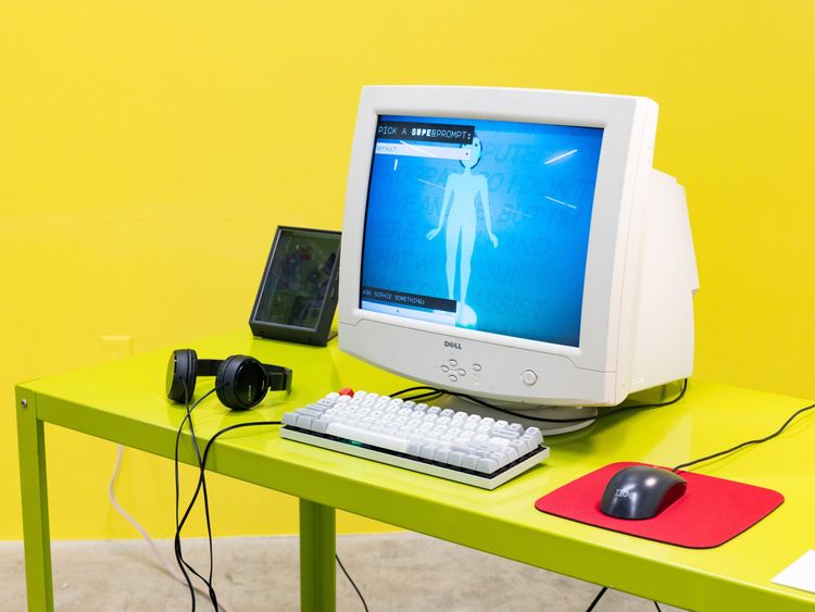 Installation view, FOREVER MEETINGS, bitforms gallery