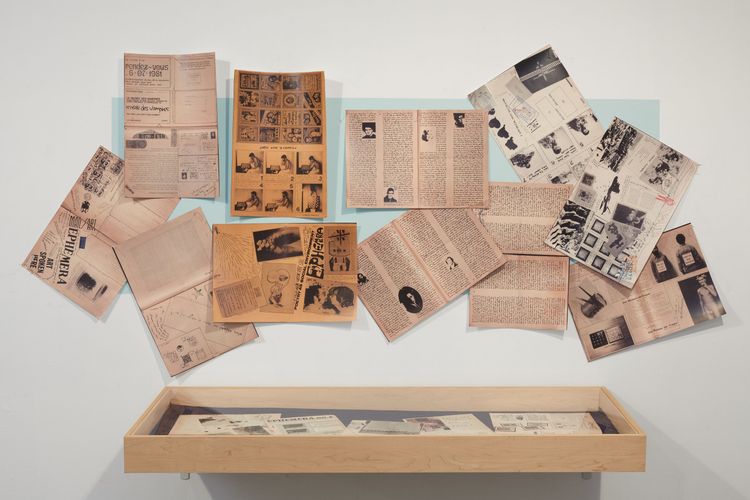 Installation view, a bookwork in many places, Joan · 2026 (25)