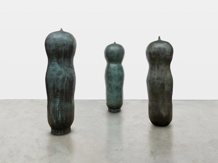 Installation view, Bronzes, James Cohan Gallery, 48 Walker Street