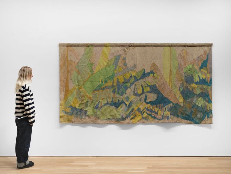 Installation view, Improvisational Nature: The Weavings and Drawings of Silvia Heyden, Charles Moffett