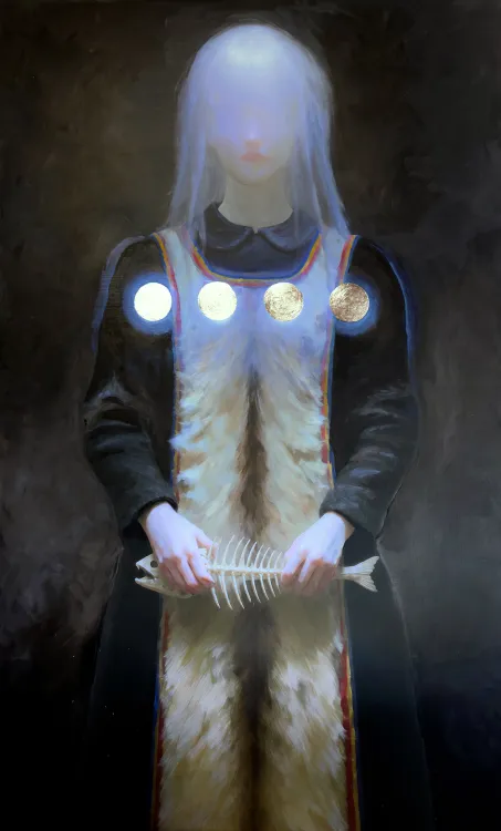 Installation view, MIGRATIONS: Soul Memories • Neomythist Prophecies, Ceres