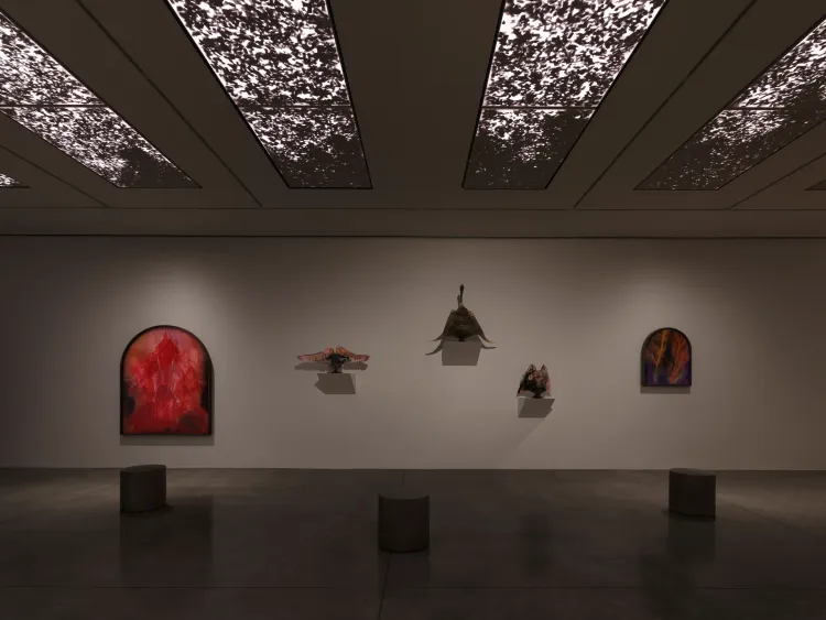 Installation view, scintille, White Cube · 2026 (1)