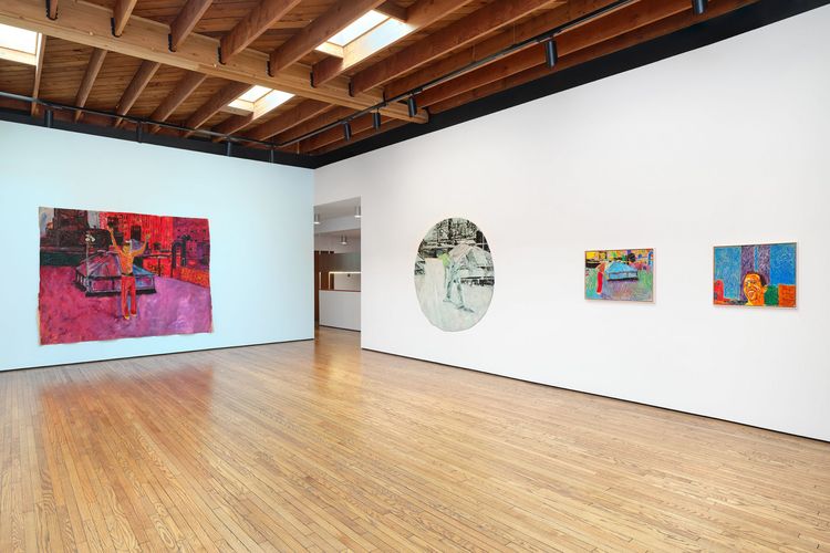 Installation view, The Rooftop Paintings at 255 Bowery, Parker Gallery · 2026 (4)