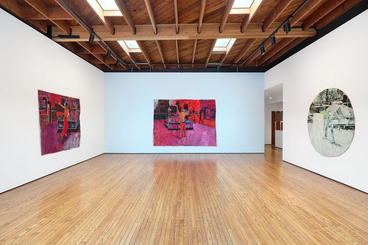 Installation view, The Rooftop Paintings at 255 Bowery, Parker Gallery · 2026 (2)