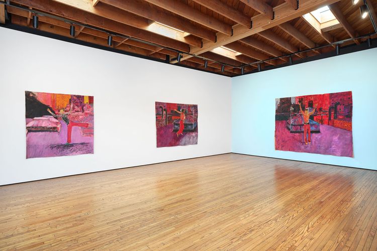 Installation view, The Rooftop Paintings at 255 Bowery, Parker Gallery · 2026 (3)