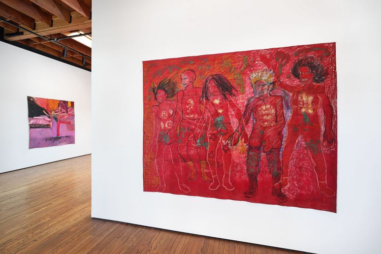 Installation view, The Rooftop Paintings at 255 Bowery, Parker Gallery · 2026 (1)