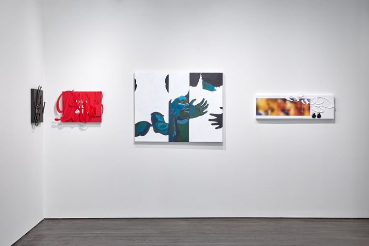 Installation view, Overproof, White Columns