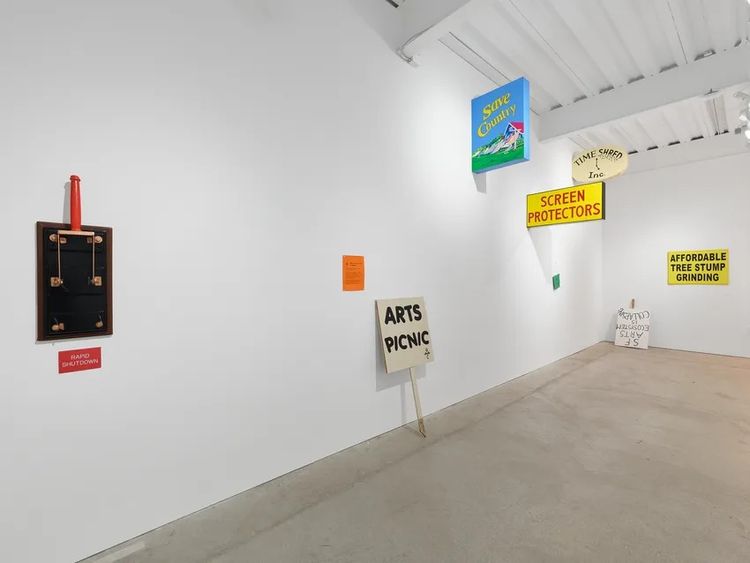Installation view, New & Recent Signs!, Casemore Gallery · 2026 (3)