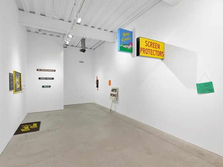 Installation view, New & Recent Signs!, Casemore Gallery · 2026 (2)