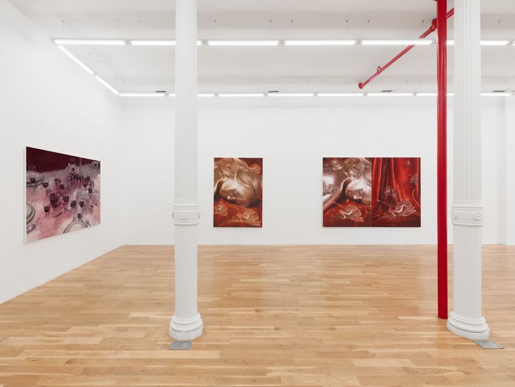 Installation view, Tomas Harker: Endless Romance Forever, Nicodim, New York, 2026