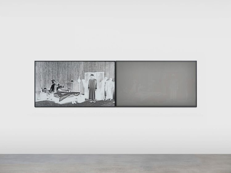 Installation view, Sparrow on the Sea, Marian Goodman