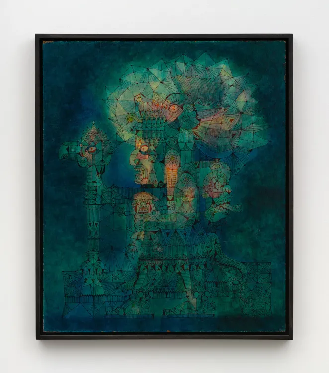 Alberto Valdés, Untitled (Blue Warrior), c. 1955