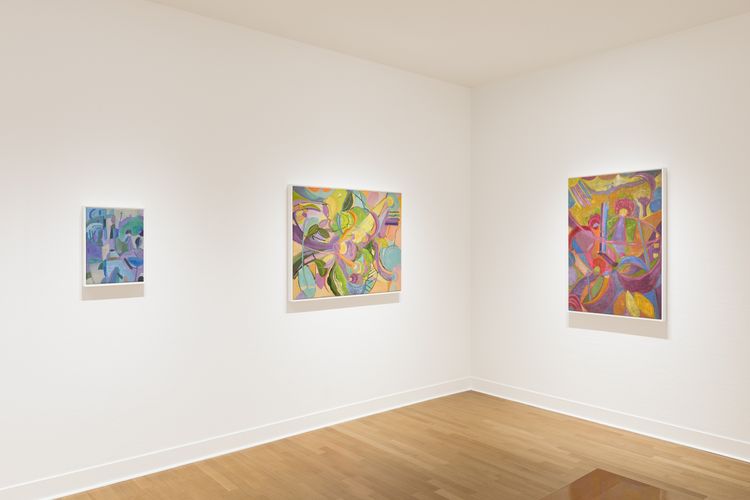 Installation view, Echoes of Elsewhere, Paul Thiebaud Gallery