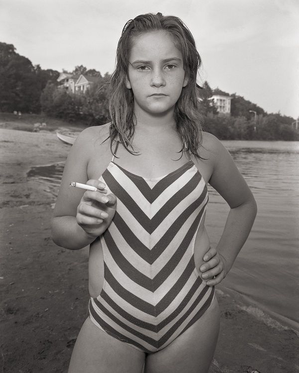 Stephen DiRado, Bell Pond: Nancy, 13 Years Old, Permission to Smoke, 1983 (printed 2024)