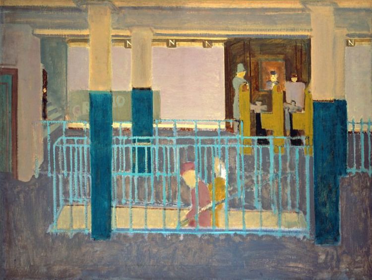 Installation view, Gottlieb/Rothko: The Realist Years, 125 Newbury