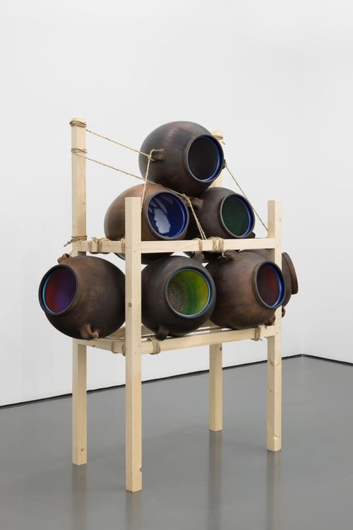 Installation view, Xojowi ja qa tee ruachulew (Mother Earth Dances), Institute of Contemporary Art