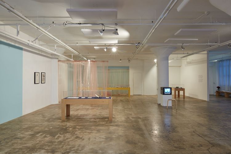Installation view, a bookwork in many places, Joan · 2026 (6)