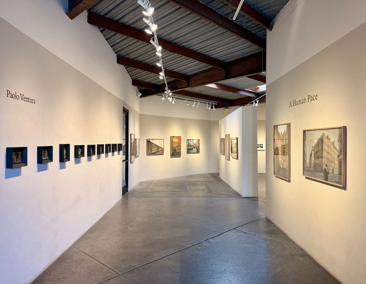 Installation view, A Human Pace: Robert Doisneau | Paolo Ventura, Peter Fetterman Gallery, Santa Monica, 2026