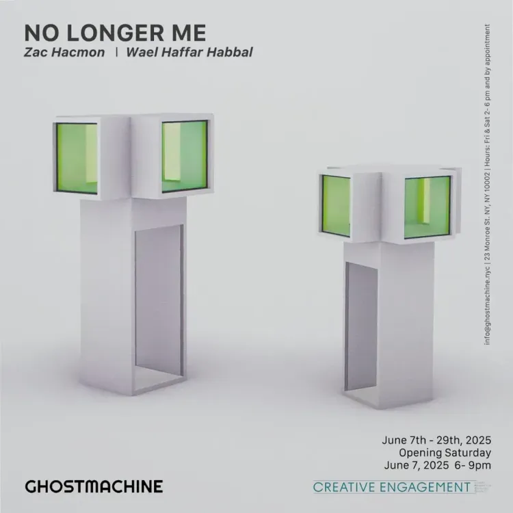 Installation view, NO LONGER ME, Ghost Machine