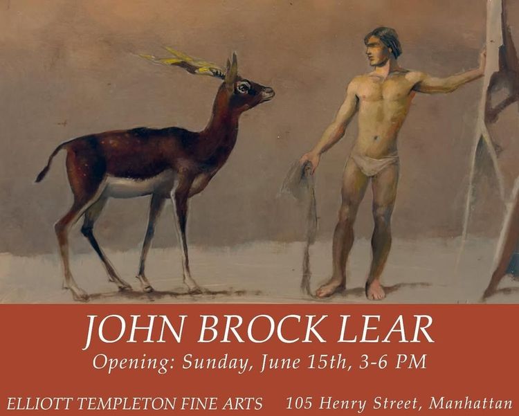 Installation view, John Brock Lear, Elliott Templeton Fine Arts