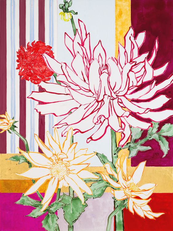 Installation view, Dahlias—Fields of Steadfastness, Luis De Jesus Los Angeles · 2025 (6)