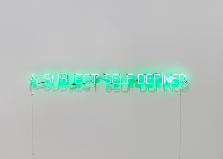 Installation view, Joseph Kosuth, Sean Kelly