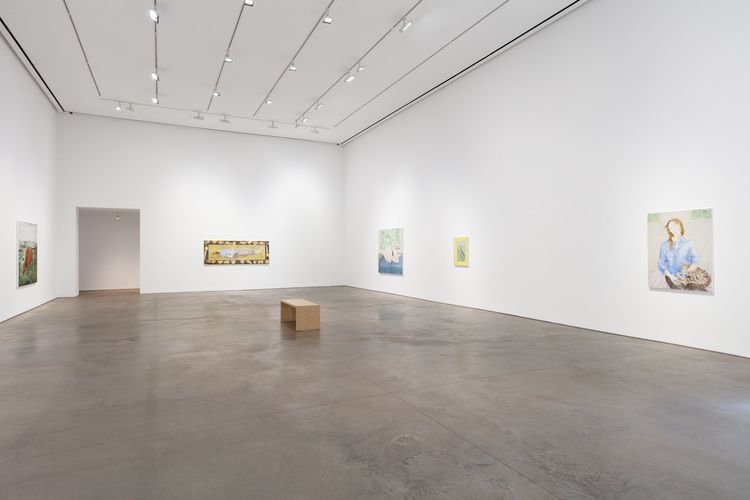 Installation view: Tanya Merrill, Land animal, house animal, 303 Gallery, New York, 2026. Photo: Morgan Waltz