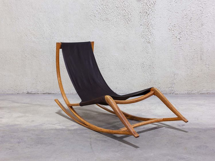 Wendell Castle, Chaise Rocker, 1962