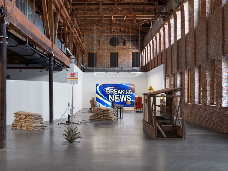 Installation view, Shaper of God, Pioneer Works