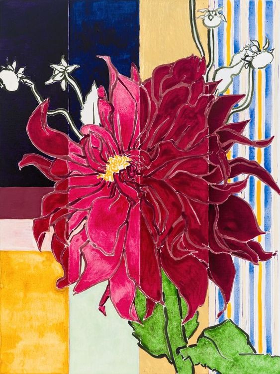 Installation view, Dahlias—Fields of Steadfastness, Luis De Jesus Los Angeles · 2025 (4)