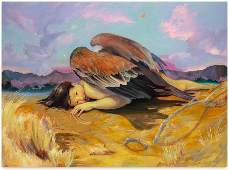 Installation view, Heavy Sky, Brittle Wings, Harper's, 534 W 22nd Street