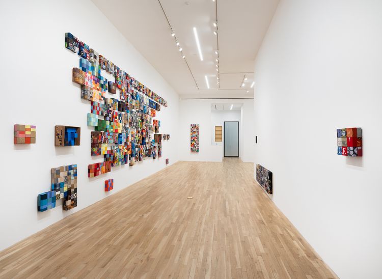 Installation view, Bus Stop, Derek Elller · 2025 (3)