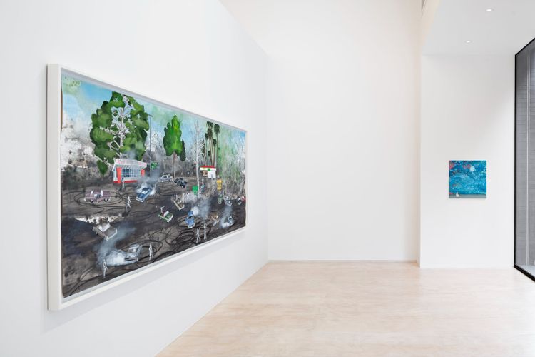 Installation view, David Huffman: A Brilliant Blackout, Jessica Silverman · 2025 (4)