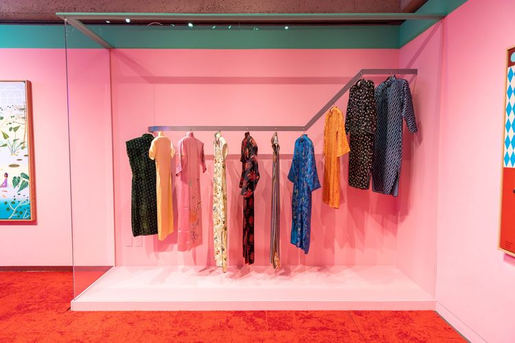 Installation view, Ancestral Visions: An Installation by Chelsea Ryoko Wong, Oakland Museum of California · 2025 (2)